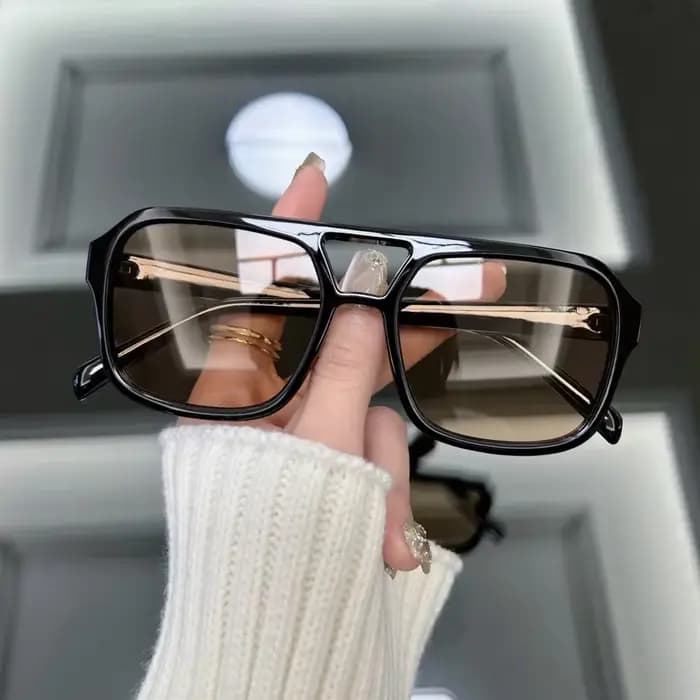 Lunettes de soleil carrées vintage pour femmes