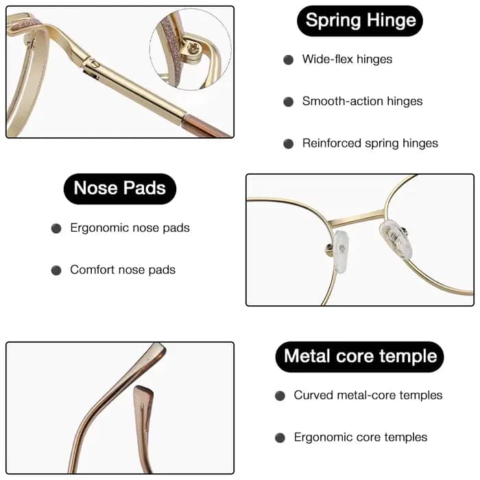 Lunettes de vue œil de chat pour femme