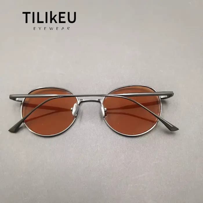 Nouvelles Lunettes de Soleil Tendance en Titane Pur pour Hommes