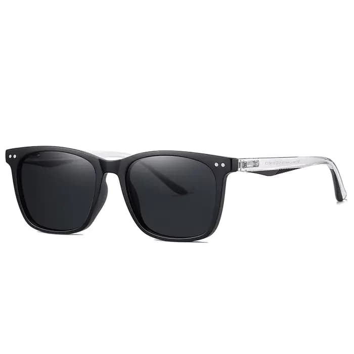 Femmes rétro extérieur lunettes de soleil polarisées pour hommes mode Transparent coréen carré fille conduite