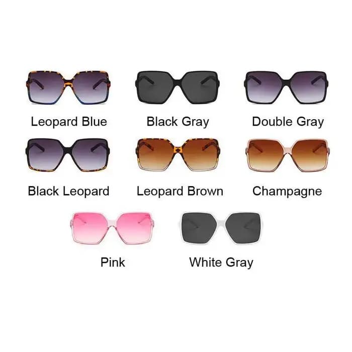Lunettes de soleil de luxe de Style carré pour femmes