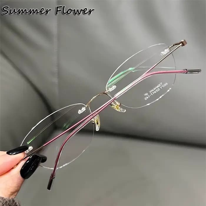 Lunettes flexibles sans monture pour femmes
