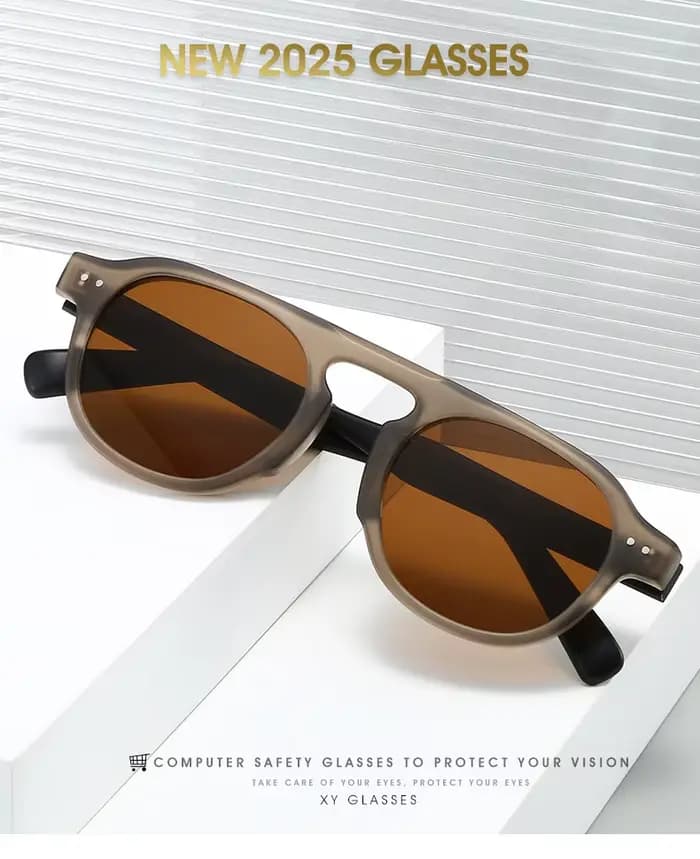 Nouveauté TR90 lunettes de soleil femmes hommes Style pilote rétro