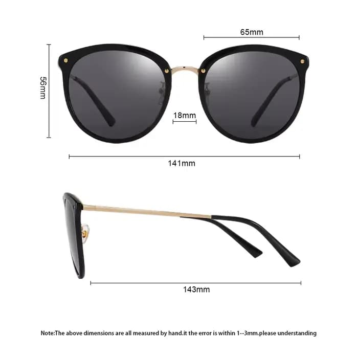 Lunettes de soleil vintage polarisées pour femmes