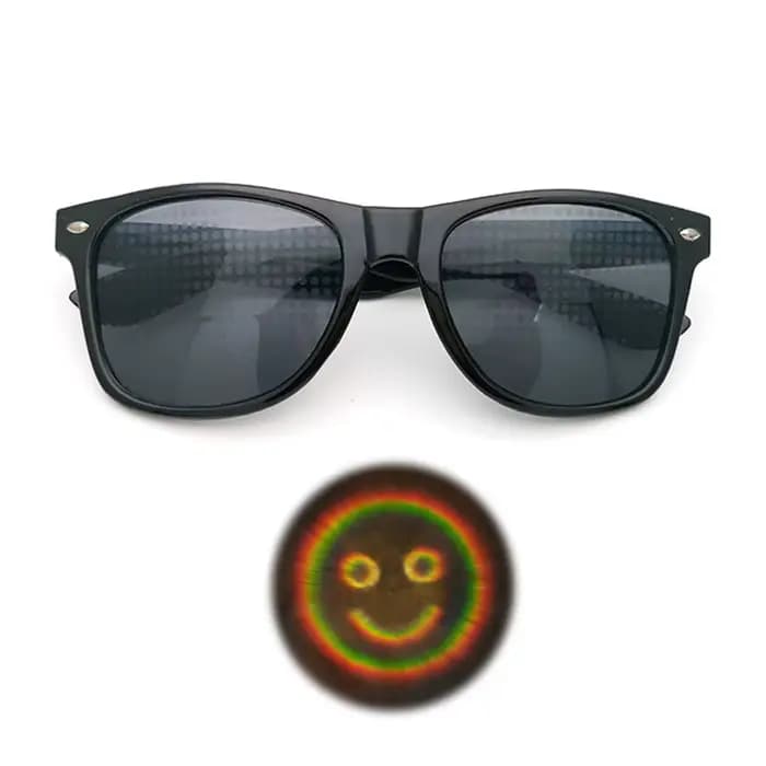Lunettes de Diffraction effet prisme 3D pour femmes