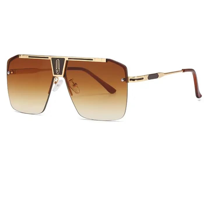 Lunettes de soleil carrées dégradées pour hommes et femmes 2026 – Design vintage tendance
