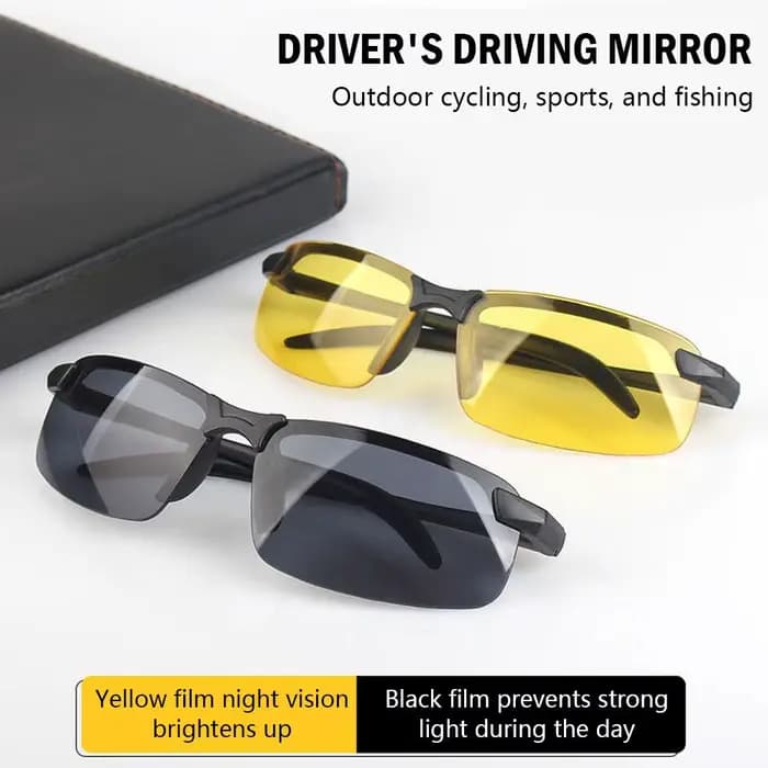 Lunettes photochromiques polarisées pour homme
