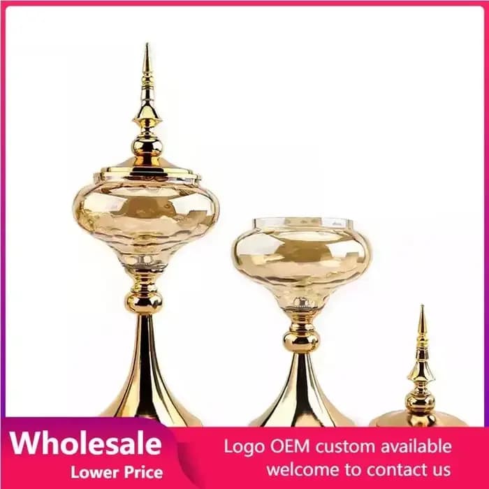 Boîtes de rangement en verre européen, ornement créatif, bureau, assiette de fruits, maison, salon, vase à bonbons précieux, figurAuckland, artisanat, décoration