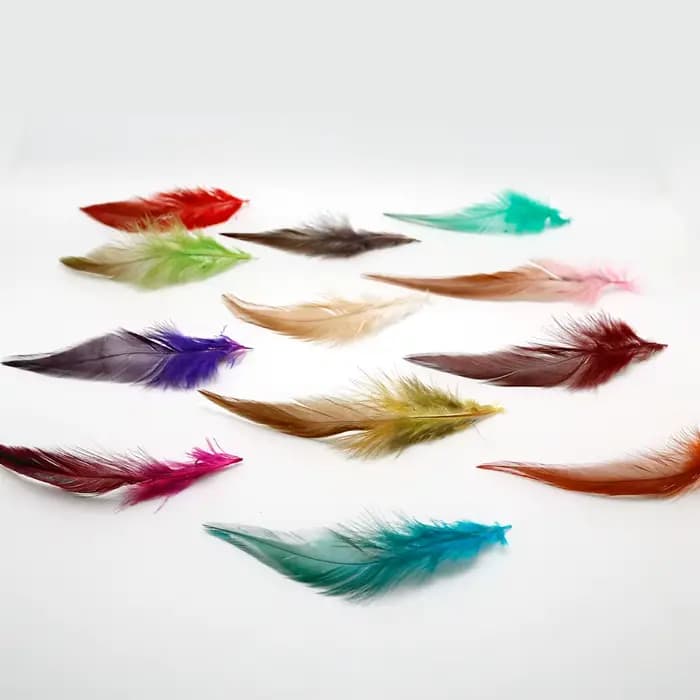 Lot de 100 plumes de faisan de haute qualité, 4-6' / 10-15 cm, plumes naturelles et teintes, pour artisanat DIY et accessoires de bijouterie