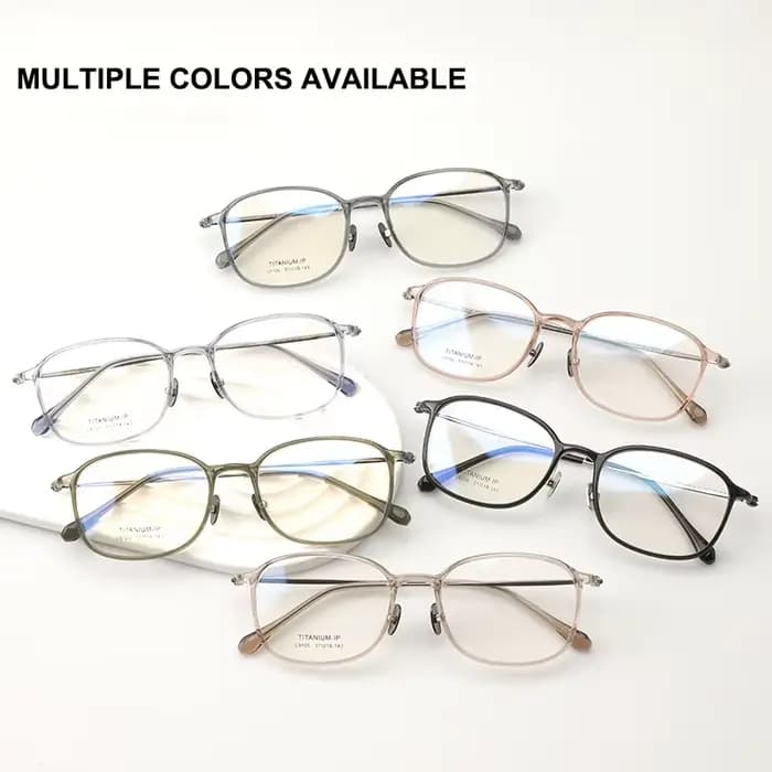 Lunettes ultralégères en titane pour femmes