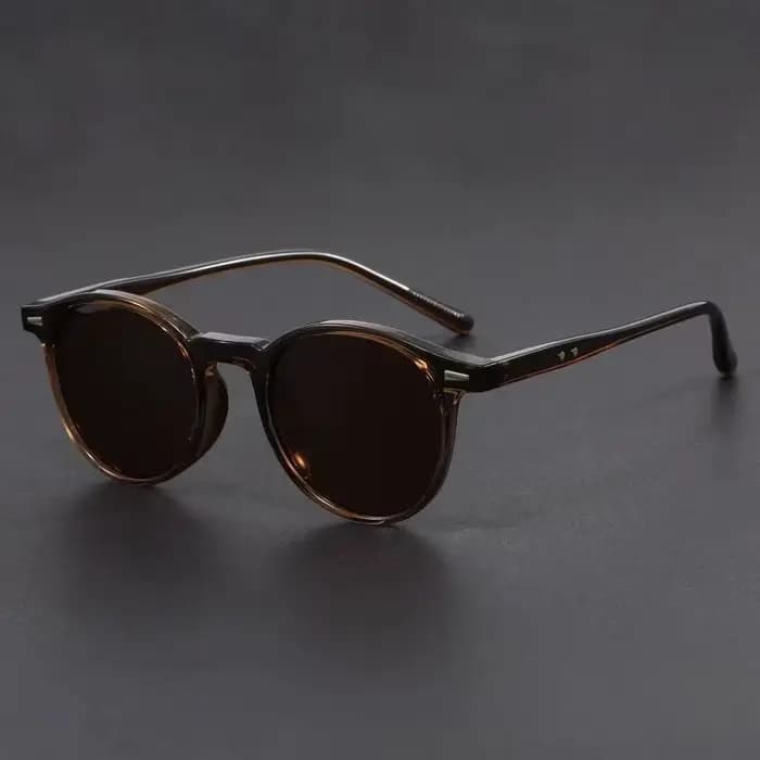 Nouvelles Lunettes de Soleil Rondes Vintage pour Femmes et Hommes