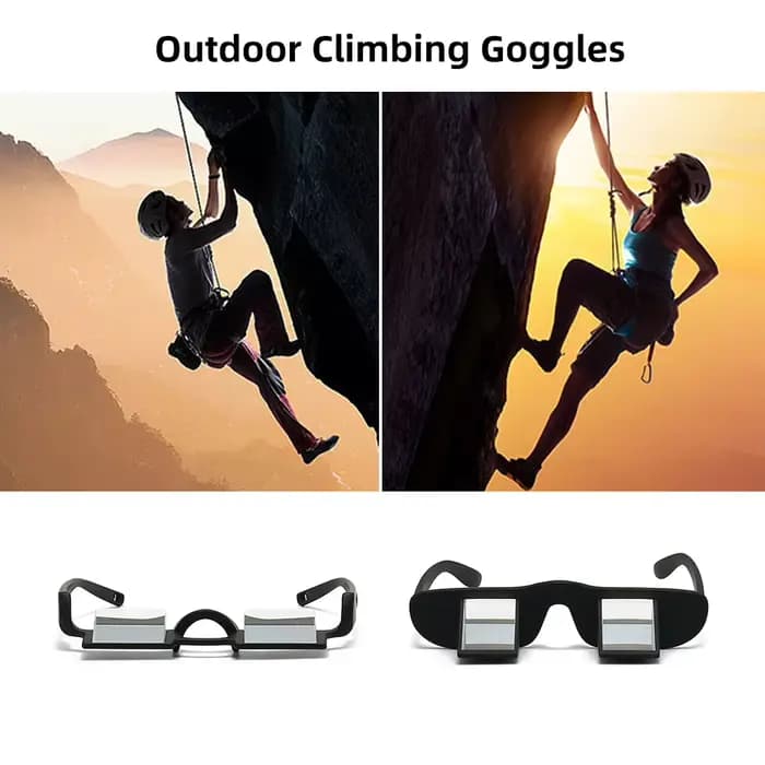Lunettes à prisme claires pour l'escalade en plein air, légères, à haute transparence, à réfraction