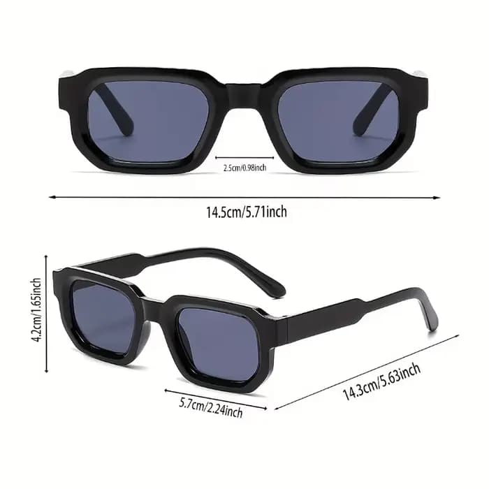 2/3 paires de lunettes de mode futuristes