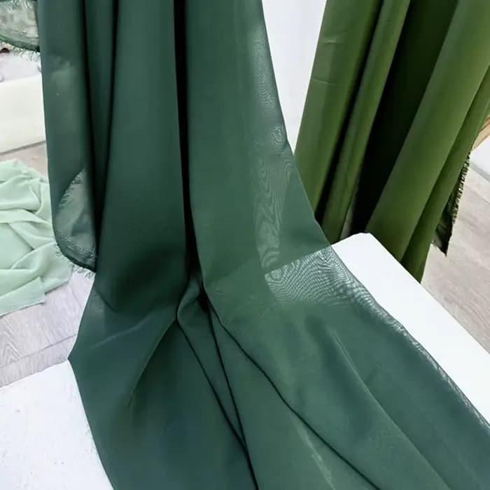 Tissu en mousseline de soie vert avocat Olive, Georgette drapée pour jupe, chemise, robe, décoration, vêtements de bricolage faits à la main, large 150cm