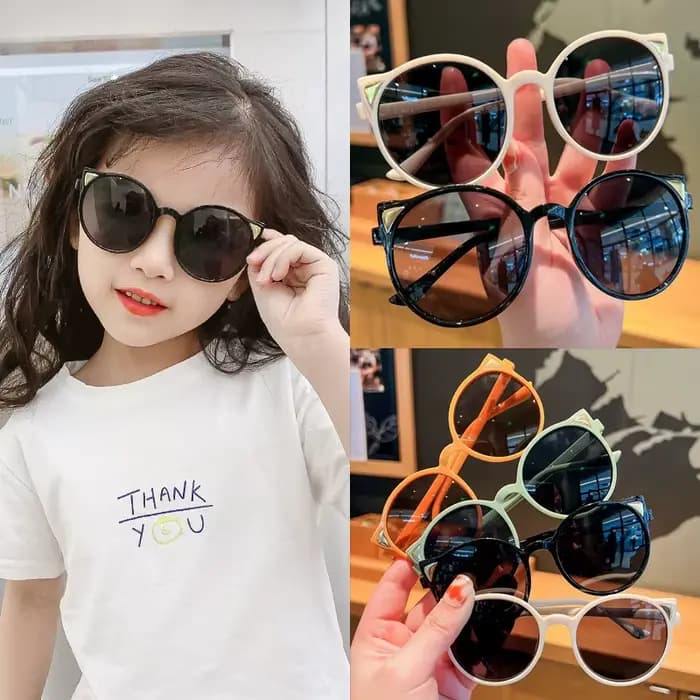 Nouvelles lunettes de soleil mignonnes pour bébés garçons et filles