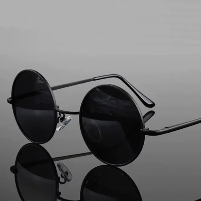 Lunettes de soleil polarisées rondes rétro Vintage pour hommes et femmes