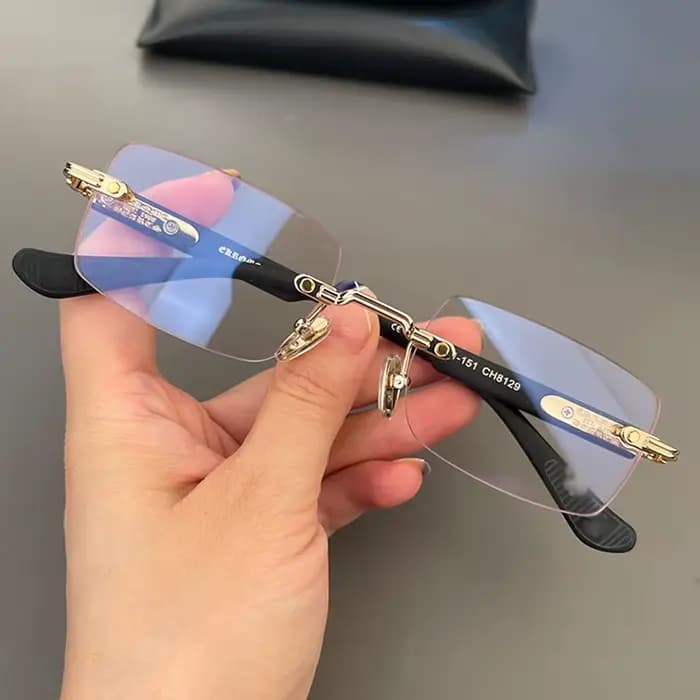(YOUR) Lunettes de soleil rétro sans monture à la mode