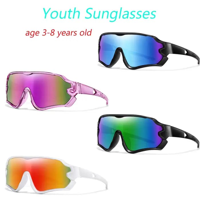 Lunettes de soleil pour garçons et filles de 3 à 8 ans