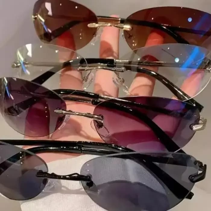 Lunettes de soleil sans monture pour femmes
