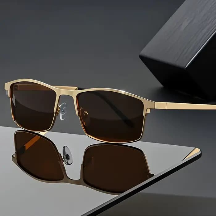 CHALK Nouvelles lunettes de soleil polarisées jour et nuit pour hommes