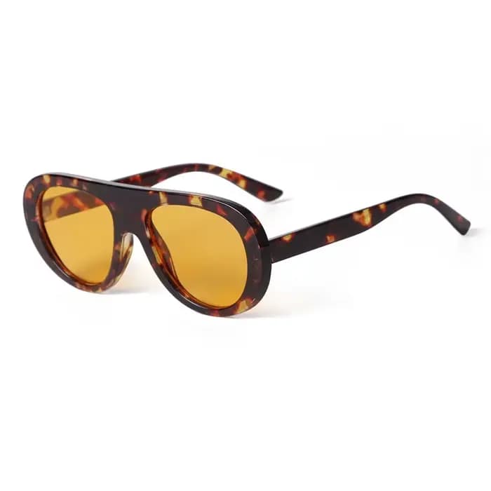 LAURINNY mode pilote surdimensionné lunettes De soleil femmes 2025 marque Design bleu lentille tortue grand cadre hommes