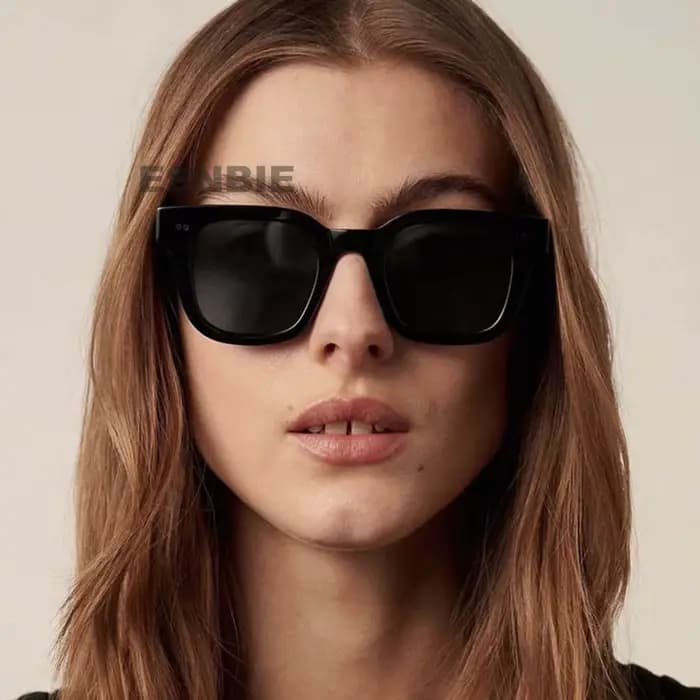 Chim 004 – lunettes de soleil de styliste en acétate noir pour hommes et femmes