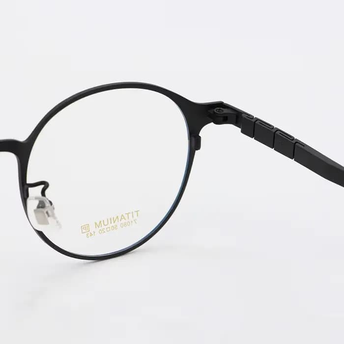 Monture de lunettes en titane pur pour hommes et femmes