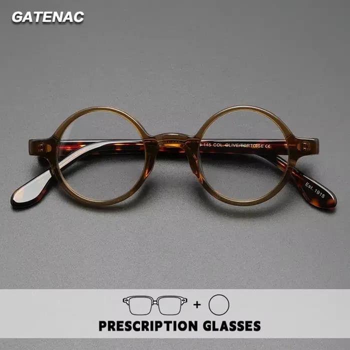 Gatenac Vintage lunettes de lecture hommes rond photochromique Anti lumière bleue