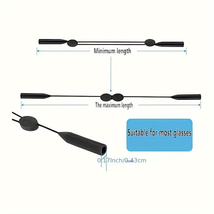 Sangle réglable pour lunettes de sport