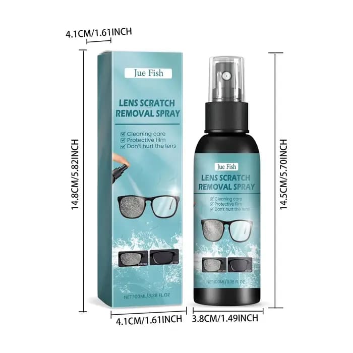 Solution de nettoyage pour lunettes