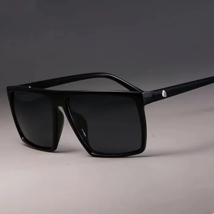 Lunettes de soleil tendance tête de mort, monture carrée de haute qualité, grande monture rétro, verres colorés pour hommes et femmes