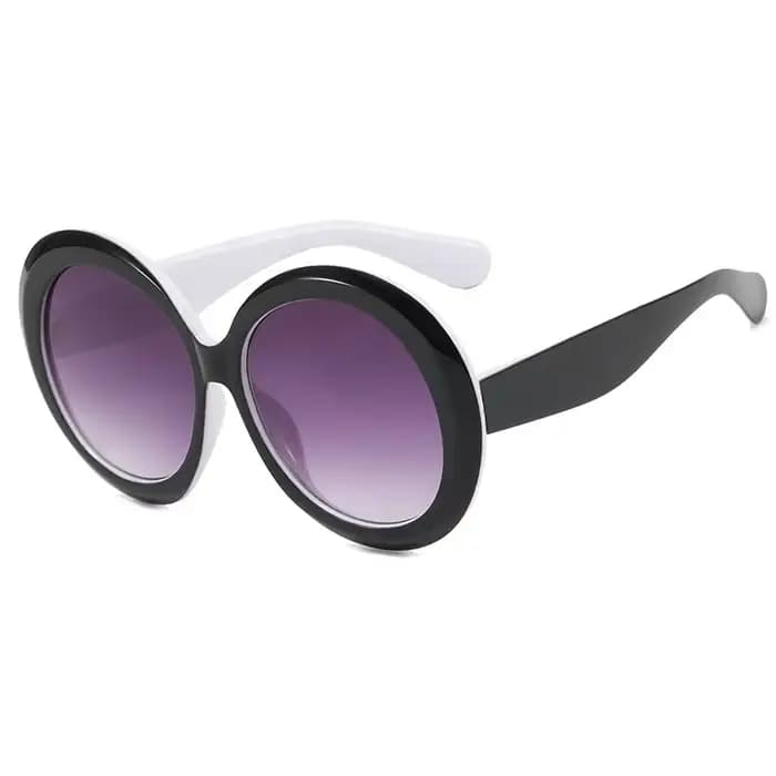 Lunettes de soleil rondes surdimensionnées pour femmes et hommes