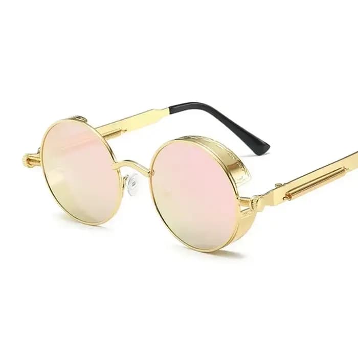 Lunettes de soleil gothiques steampunk unisexes