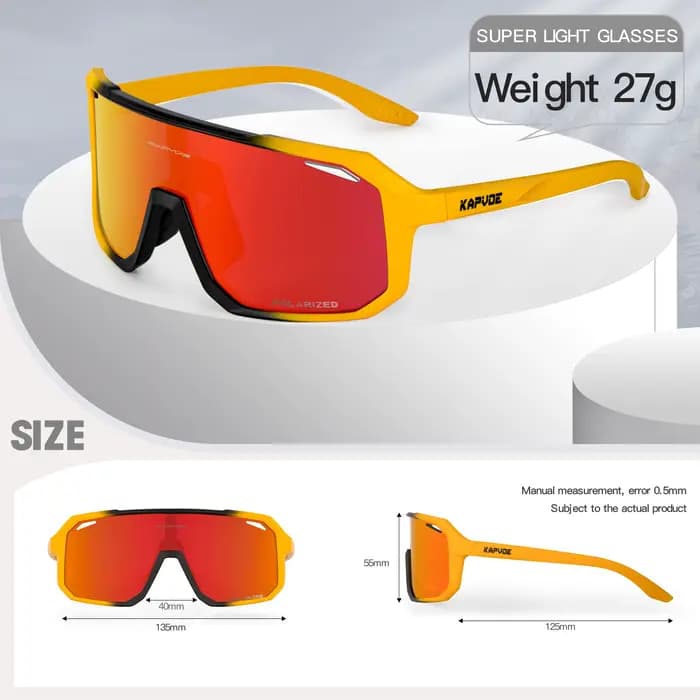 Kapvoe lunettes de cyclisme hommes