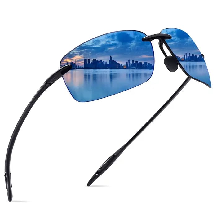 Prévention Jcorde I-Lunettes de soleil sans bords pour homme et femme