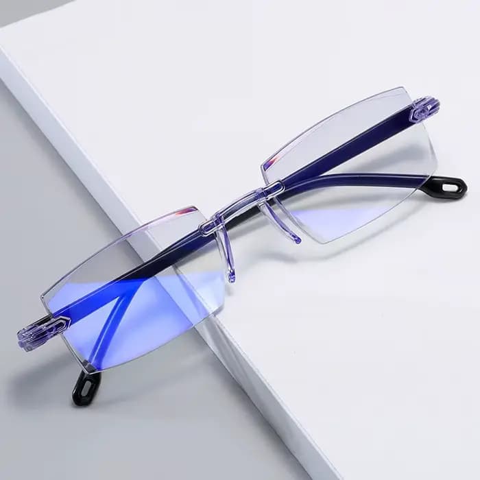 Lunettes Anti-lumière bleue sans bords pour myopie