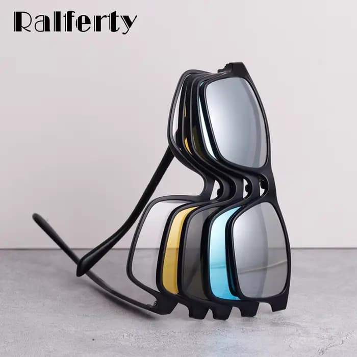Ralferty aimant lunettes de soleil hommes polarisées pince