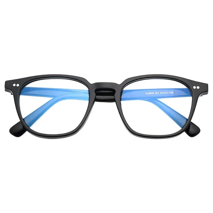 Faux lunettes à lentille transparente