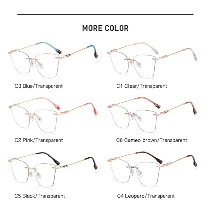 Lunettes œil de chat vintage pour femmes