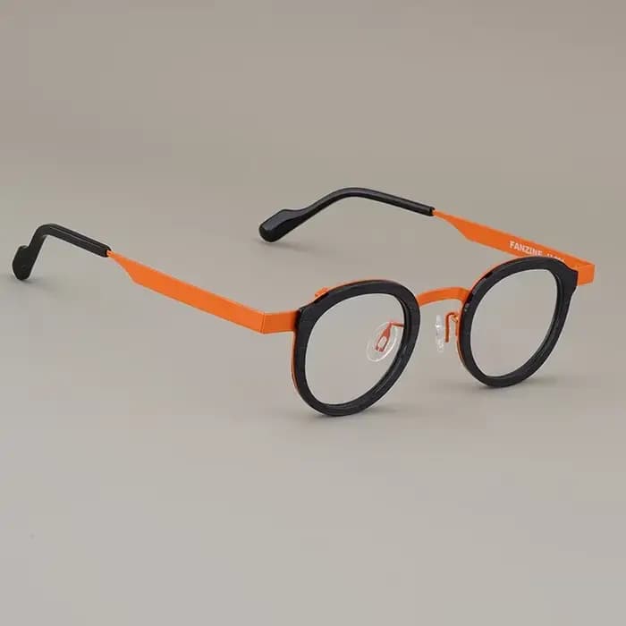 Montures de lunettes de haute qualité France Designr Style Vintage rétro lunettes ovales mode monture de lunettes lunettes FANZINE