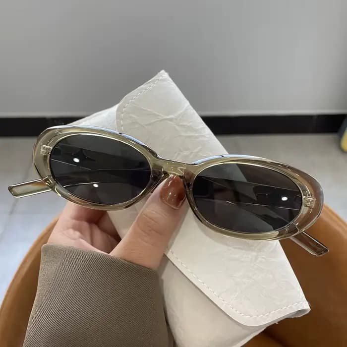 Lunettes de soleil ovales uniques pour hommes et femmes