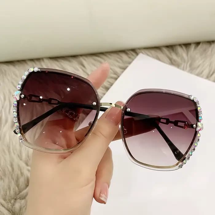 Lunettes de soleil sans monture pour femmes et hommes