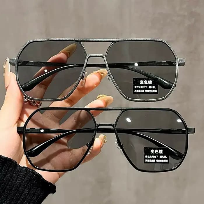Lunettes de soleil photochromiques pour hommes