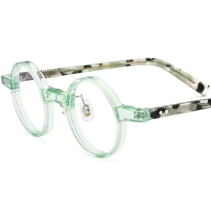 Lunettes optiques rondes en acétate pour hommes et femmes