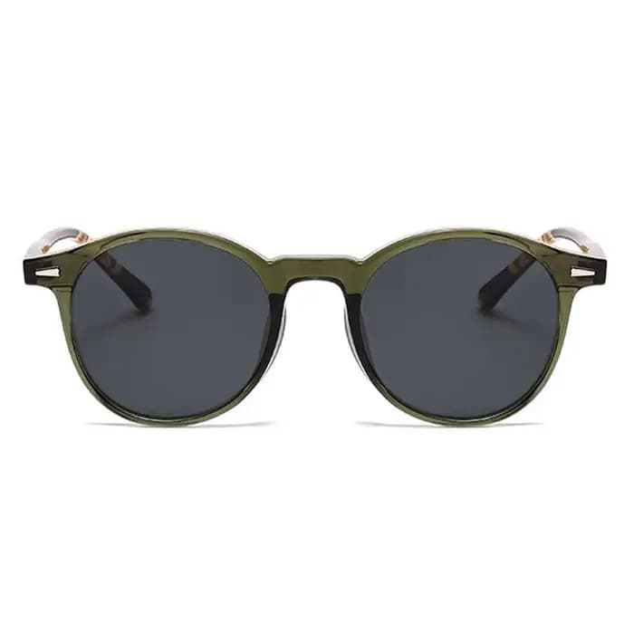 Lunettes de soleil à monture ronde transparente pour femmes et hommes