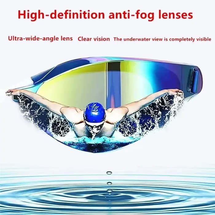 Aromd 25 Lunettes de natation professionnelles de compétition, étanches, anti-buée, haute définition, UV400, équipement de natation pour la compétition et l'entraînement