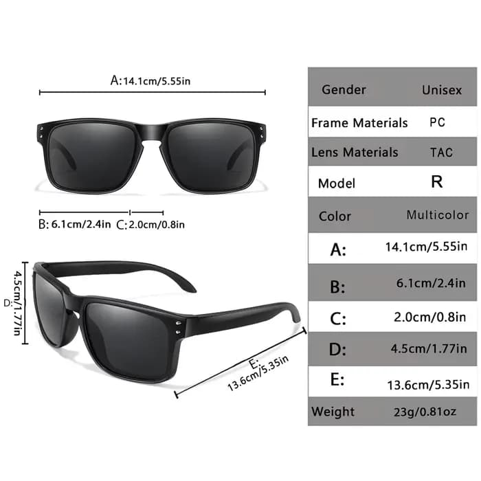 Lunettes de soleil polarisées UV400