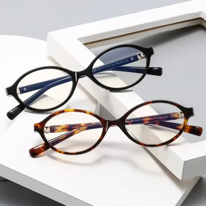 Lunettes de soleil ovales Vintage pour femmes