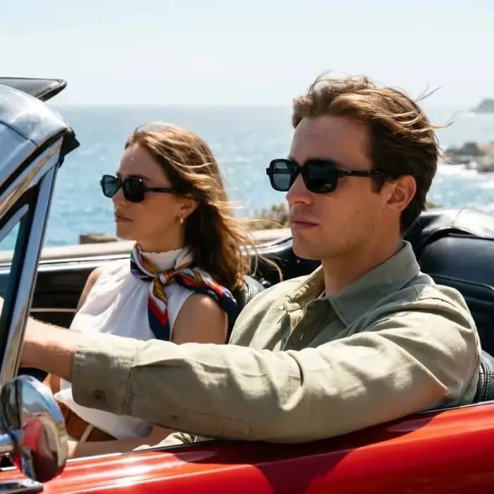Lunettes de soleil LumoGaze classiques rétro pour femmes