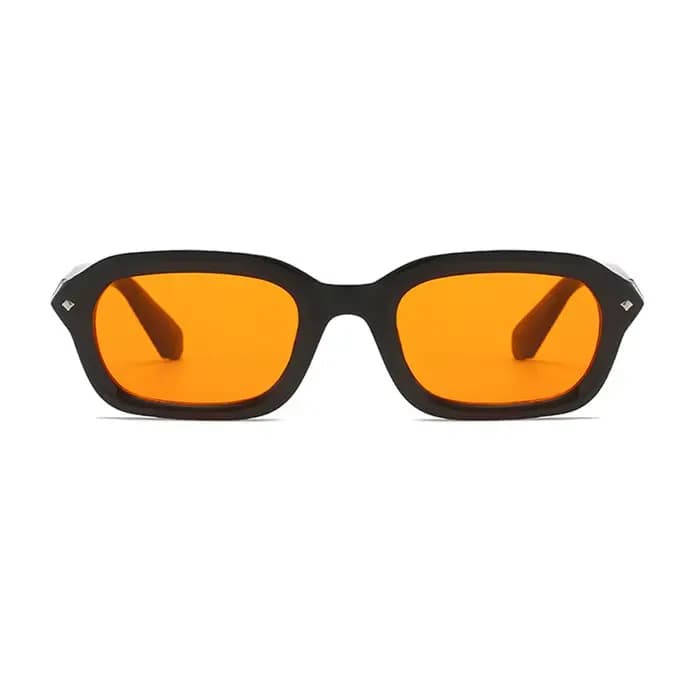 Vintage Rectangle lunettes De soleil femme mode rétro